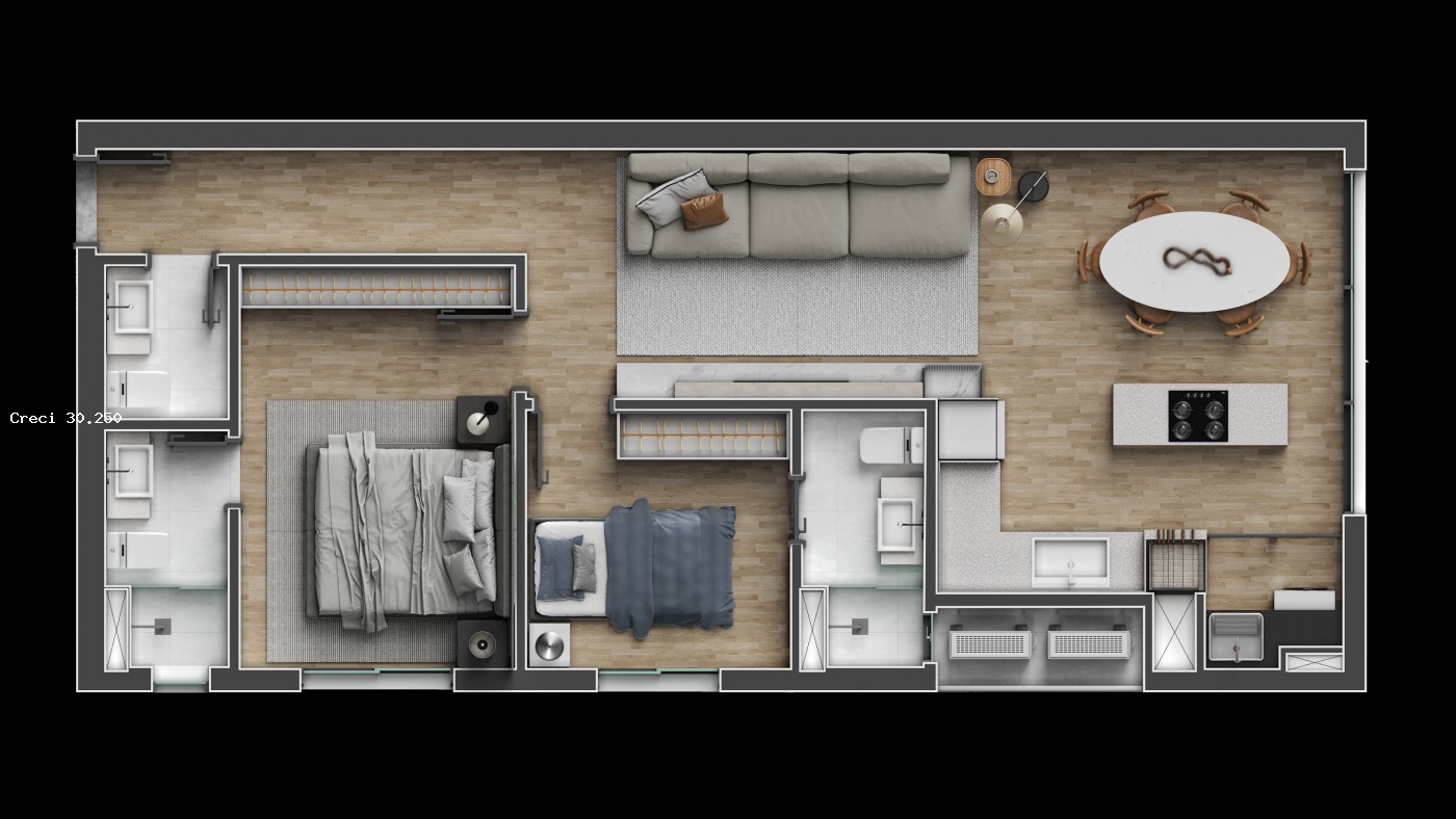Apartamento, 2 quartos - Foto 12