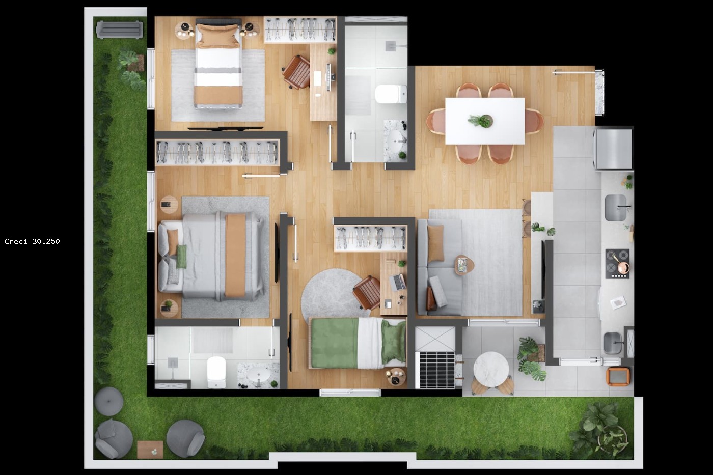 Apartamento, 2 quartos - Foto 19