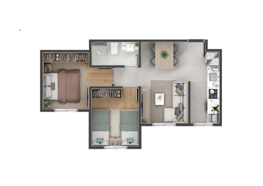 Apartamento, 2 quartos - Foto 17