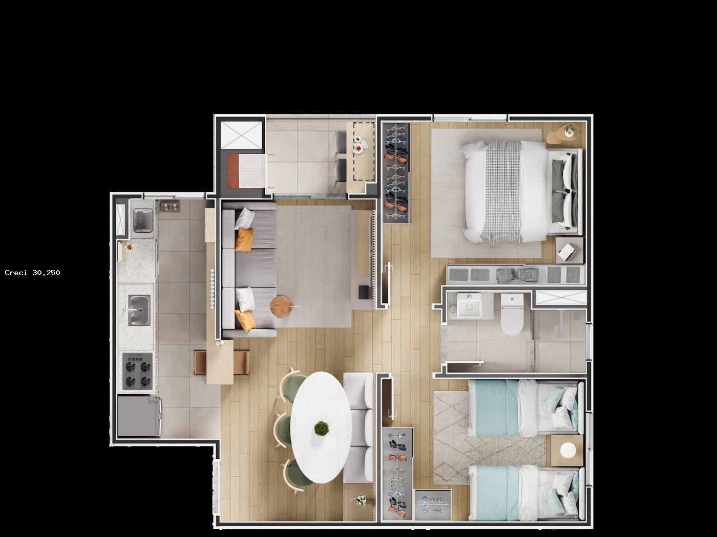 Apartamento, 2 quartos - Foto 9