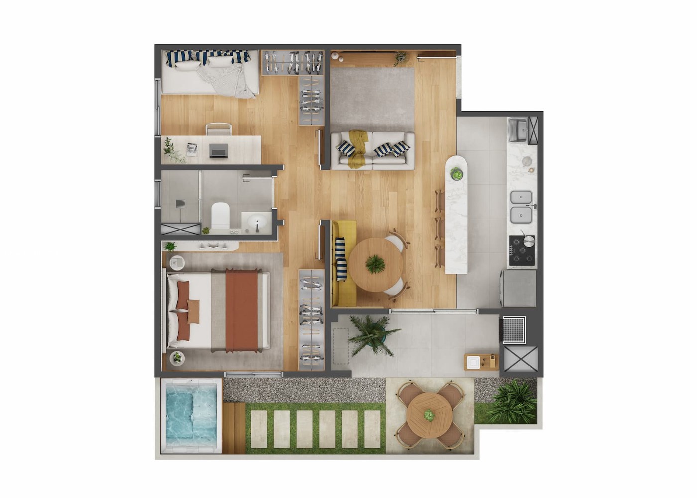 Apartamento, 2 quartos - Foto 12
