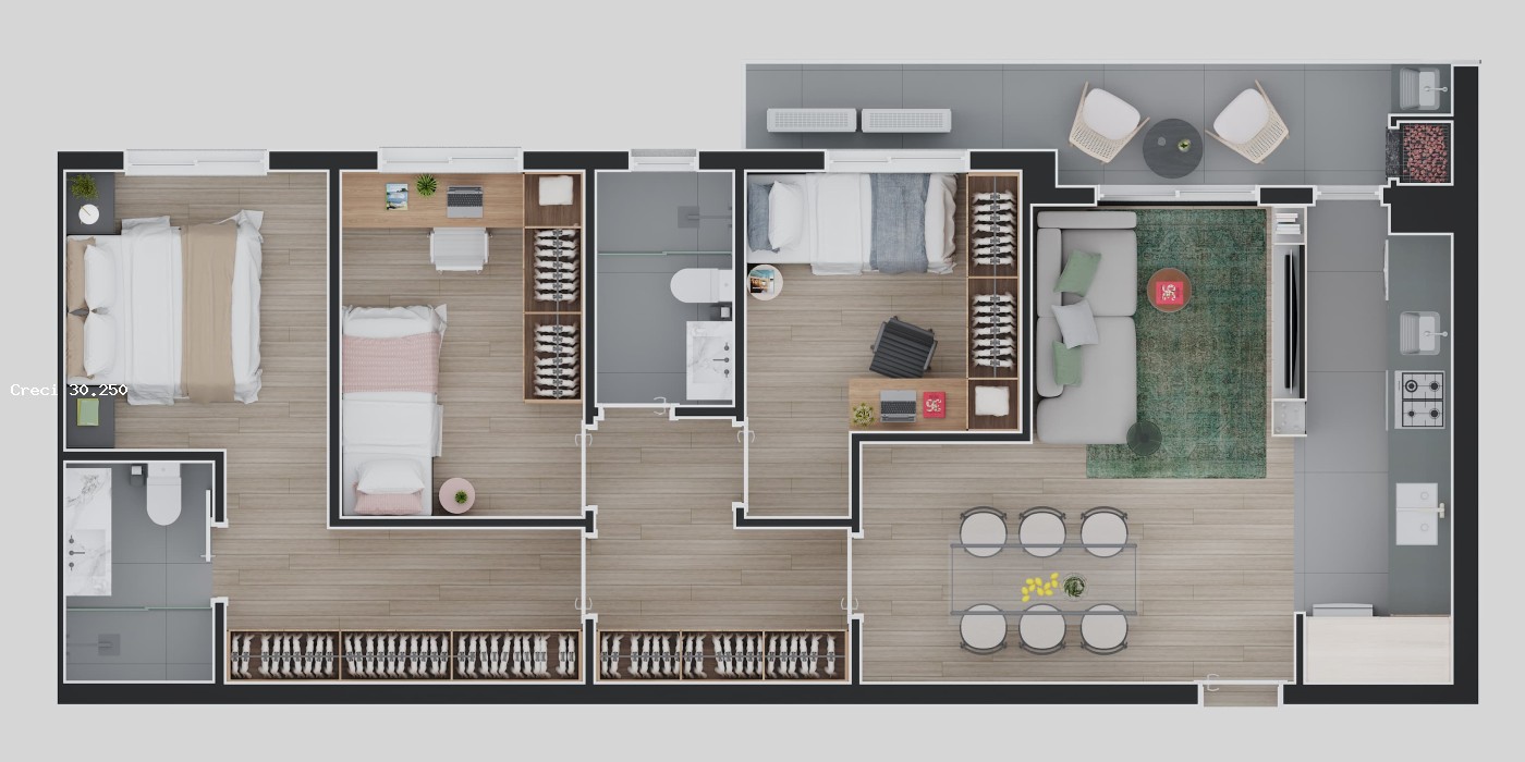 Apartamento, 3 quartos - Foto 17