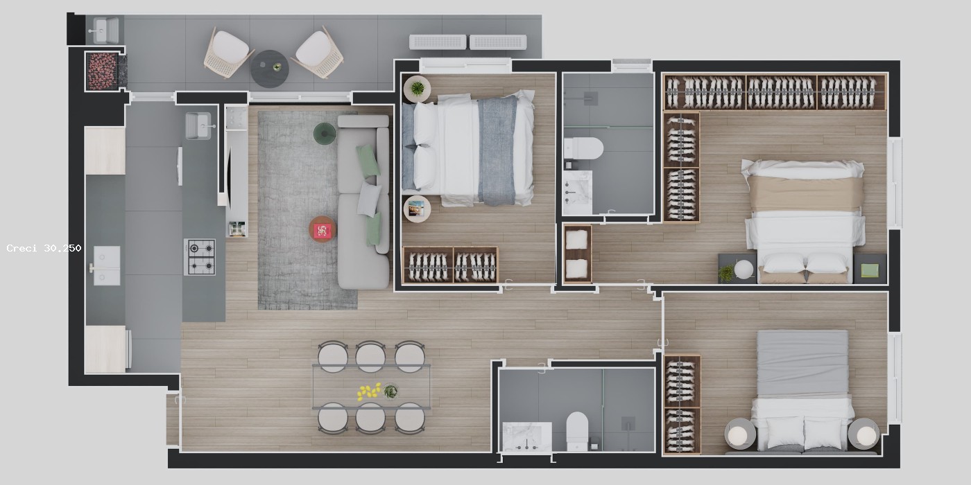Apartamento, 3 quartos - Foto 18